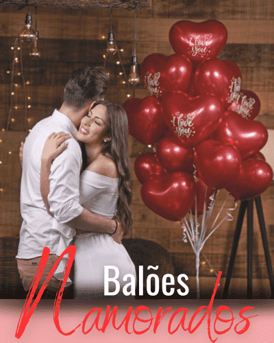 Balões para o dia dos Namorados